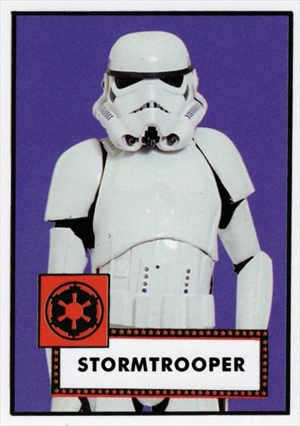 Star Wars Throwback Thursday 2023 Card #4 Stormtrooper 1952 Baseball