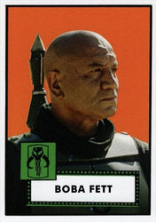 Star Wars Throwback Thursday 2023 Card #5 Boba Fett 1952 Baseball