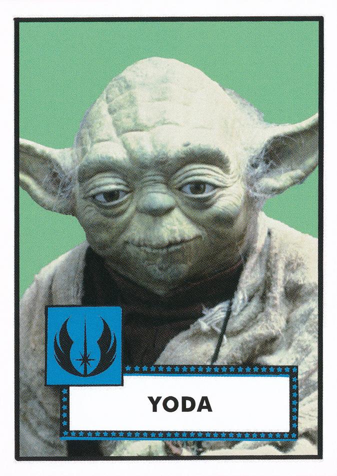 Star Wars Throwback Thursday 2023 Card #8 Yoda 1952 Baseball