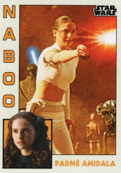 Star Wars Throwback Thursday 2023 Card #14 Padmé Amidala 1984 Baseball