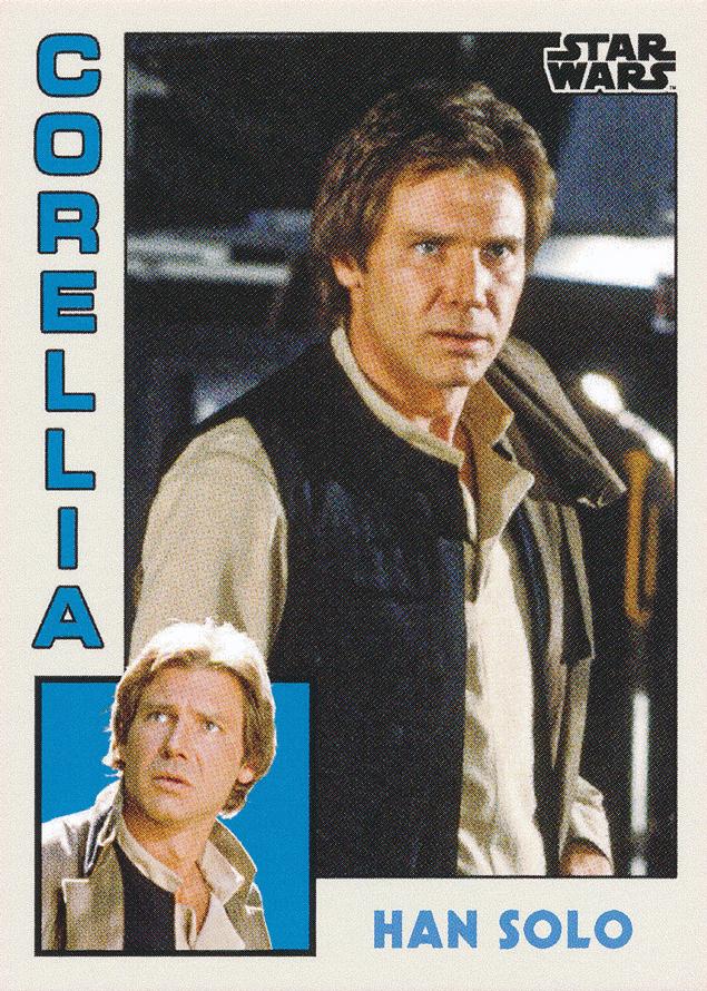 Star Wars Throwback Thursday 2023 Card #17 Han Solo 1984 Baseball