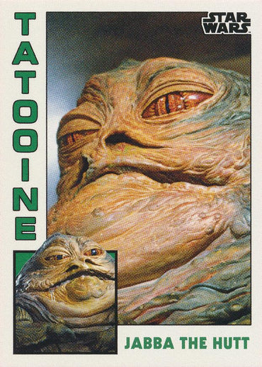 Star Wars Throwback Thursday 2023 Card #18 Jabba the Hutt 1984 Baseball