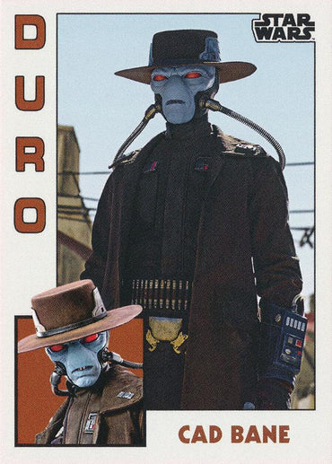 Star Wars Throwback Thursday 2023 Card #22 Cad Bane 1984 Baseball