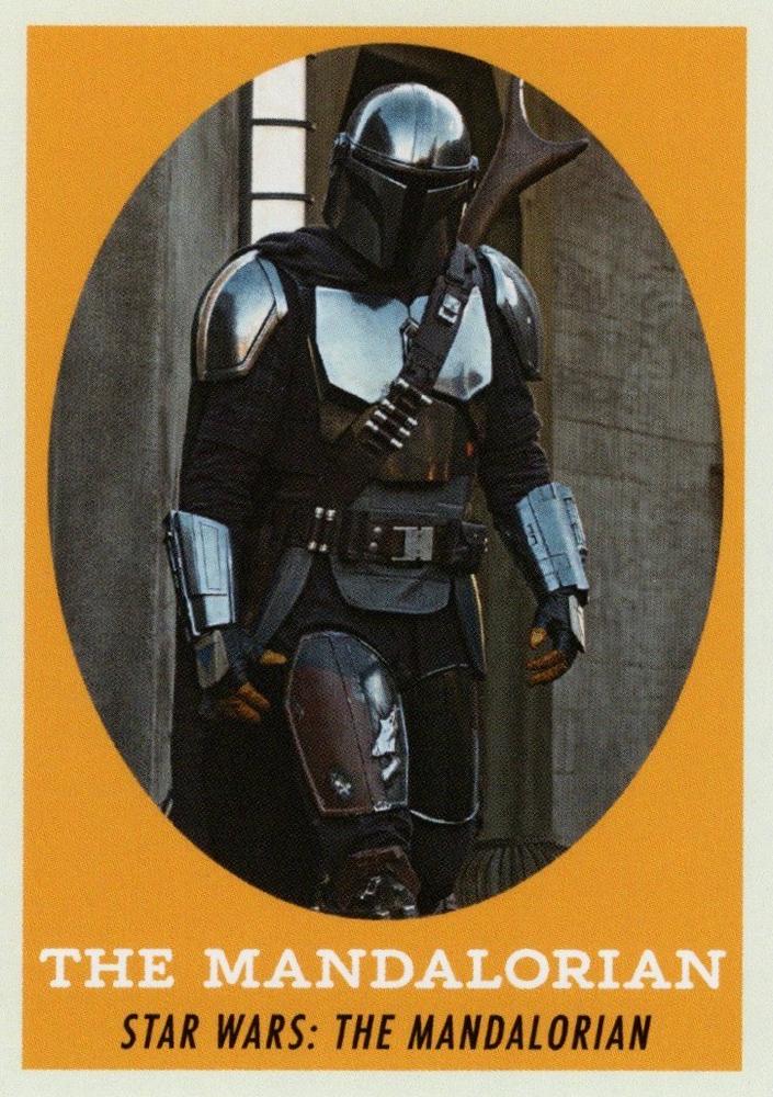 Star Wars Throwback Thursday 2023 Card #29 The Mandalorian 1958 Football