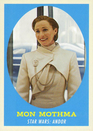 Star Wars Throwback Thursday 2023 Card #31 Mon Mothma 1958 Football