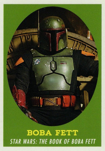 Star Wars Throwback Thursday 2023 Card #35 Boba Fett 1958 Football