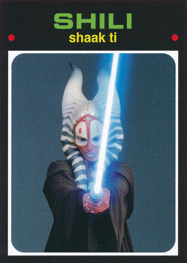 Star Wars Throwback Thursday 2023 Card #46 Shaak Ti 1971 Baseball