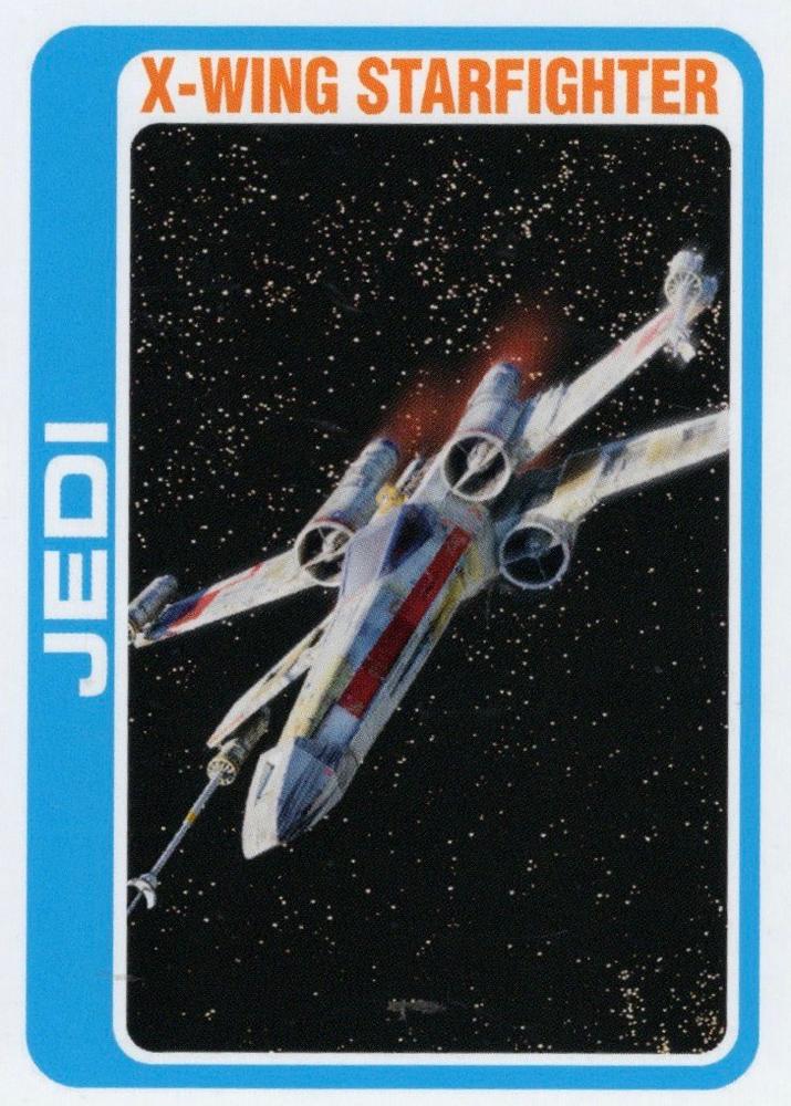 Star Wars Throwback Thursday 2023 Card #54 X-Wing Starfighter 1978 Football