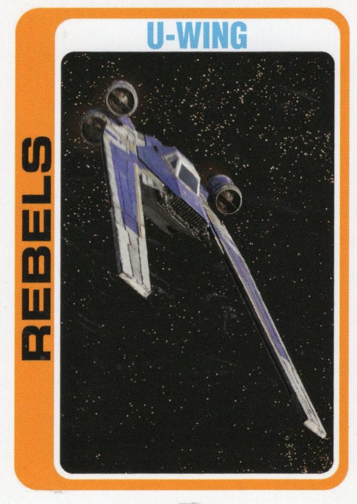 Star Wars Throwback Thursday 2023 Card #57 U-Wing 1978 Football