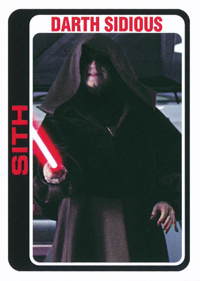 Star Wars Throwback Thursday 2023 Card #58 Darth Sidious 1978 Football