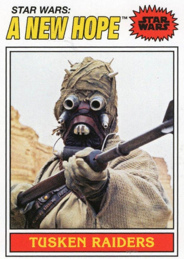 Star Wars Throwback Thursday 2023 Card #69 Tusken Raiders 1977 Topps Baseball