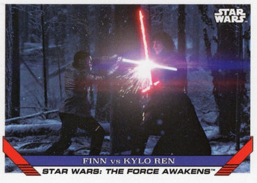 Star Wars Throwback Thursday 2023 Card #75 Finn vs Kylo Ren