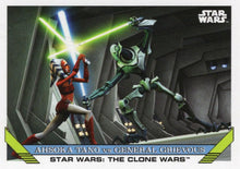 Star Wars Throwback Thursday 2023 Card #76 Ahsoka Tano vs General Grievous