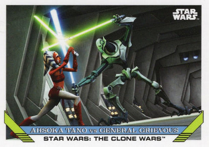 Star Wars Throwback Thursday 2023 Card #76 Ahsoka Tano vs General Grievous