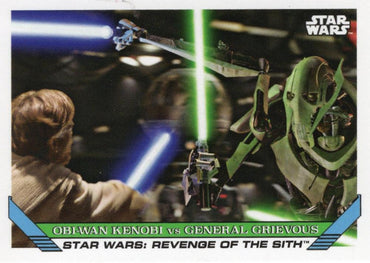 Star Wars Throwback Thursday 2023 Card #79 Obi-Wan Kenobi vs General Grievous