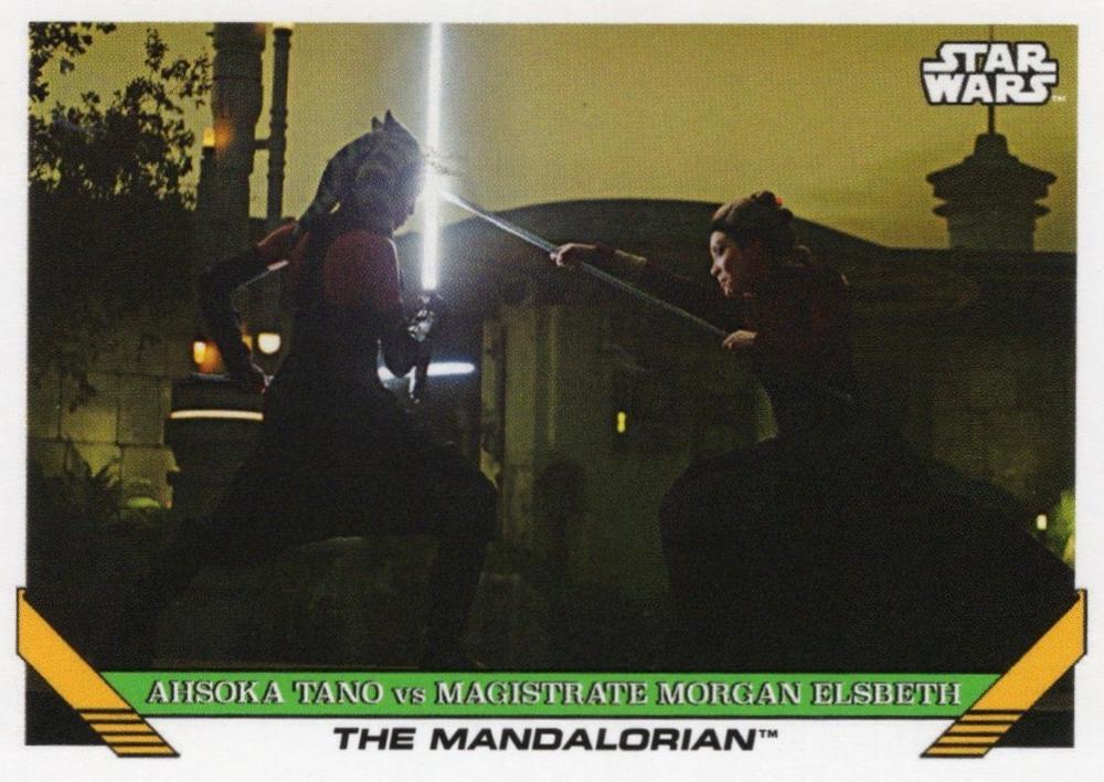 Star Wars Throwback Thursday 2023 Card #84 Ahsoka Tano vs Magistrate Morgan Elsbeth