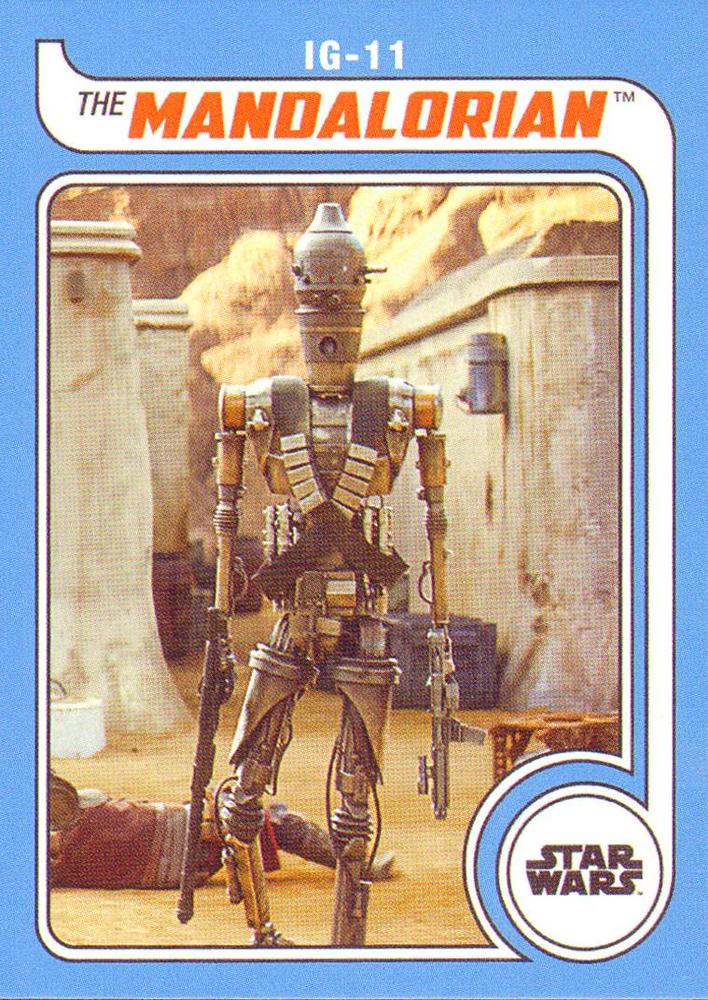 Star Wars Throwback Thursday 2023 Card #88 IG-11 1979-80 Topps Hockey