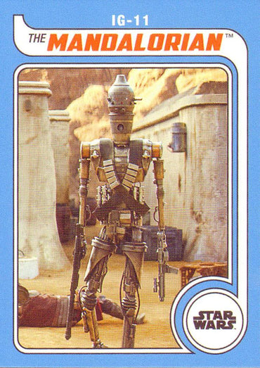 Star Wars Throwback Thursday 2023 Card #88 IG-11 1979-80 Topps Hockey