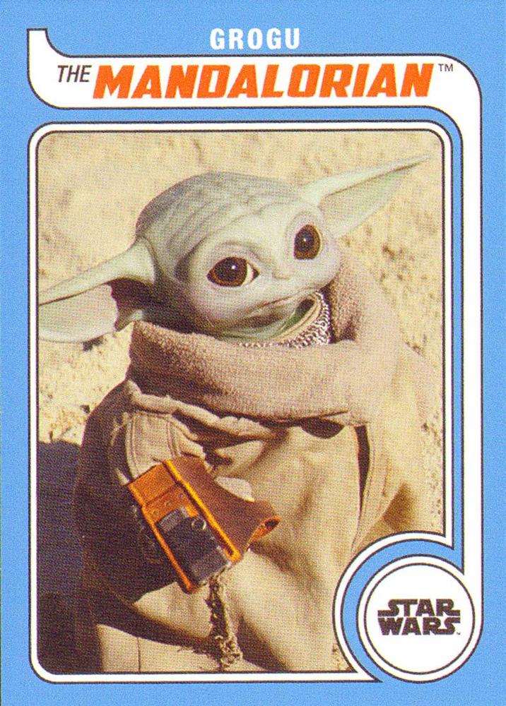 Star Wars Throwback Thursday 2023 Card #89 Grogu 1979-80 Topps Hockey