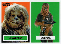 Star Wars Throwback Thursday 2023 Card #109 Chewbacca 1957 Topps Football