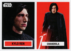 Star Wars Throwback Thursday 2023 Card #110 Kylo Ren 1957 Topps Football