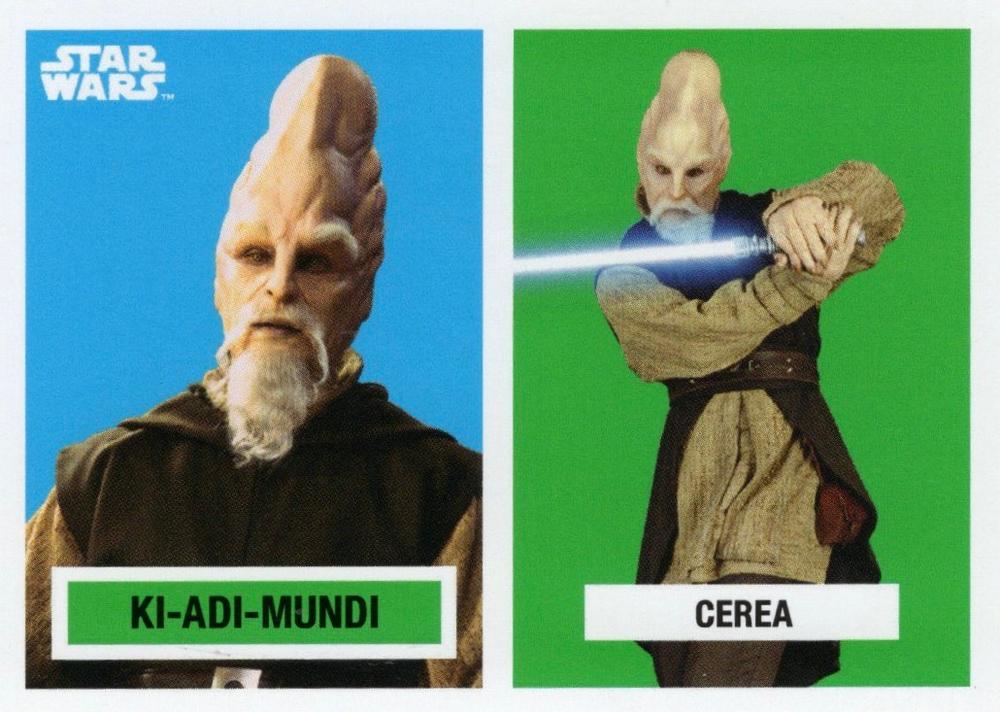 Star Wars Throwback Thursday 2023 Card #115 Ki-Adi-Mundi 1957 Topps Football