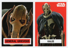 Star Wars Throwback Thursday 2023 Card #119 General Grievous 1957 Topps Football