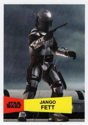 Star Wars Throwback Thursday 2023 Card #121 Jango Fett 1957-58 Topps Basketball