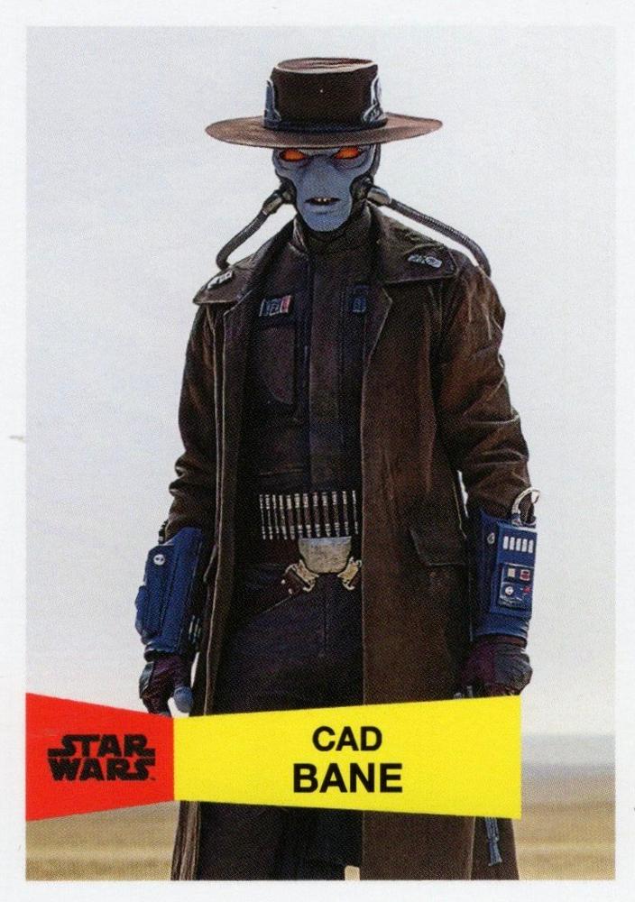 Star Wars Throwback Thursday 2023 Card #123 Cad Bane 1957-58 Topps Basketball