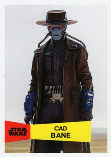 Star Wars Throwback Thursday 2023 Card #123 Cad Bane 1957-58 Topps Basketball