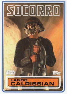Star Wars Throwback Thursday 2023 Card #135 Lando Calrissian 1983 Topps Football