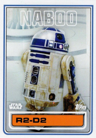 Star Wars Throwback Thursday 2023 Card #139 R2-D2 1983 Topps Football