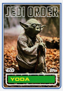 Star Wars Throwback Thursday 2023 Card #140 Yoda 1983 Topps Football