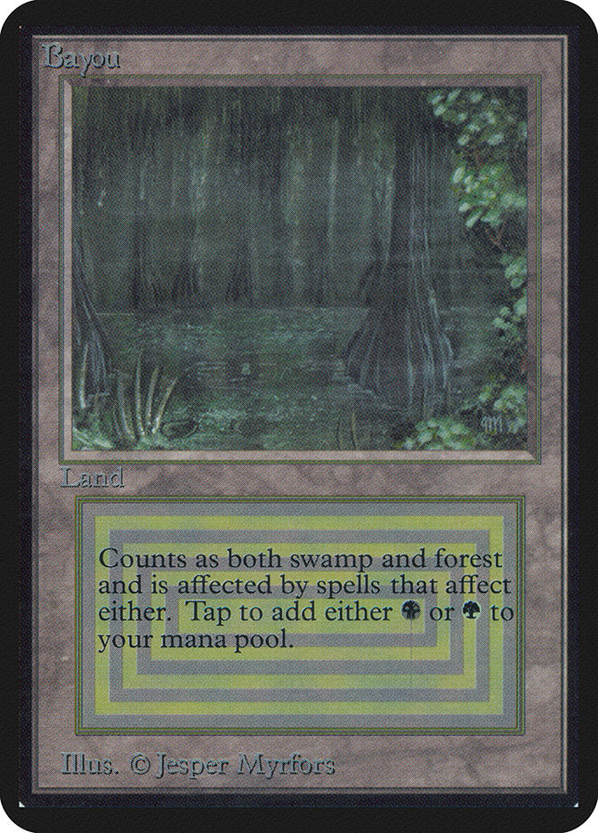 Magic: The Gathering MTG Bayou [Alpha Edition] Graded CGC 8.5 NM
