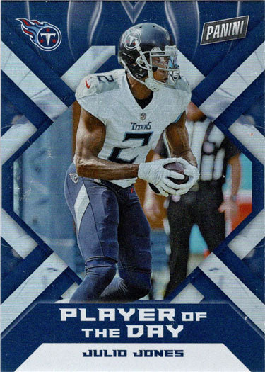Panini Player Of The Day Football 2022 Foil Parallel Card 36 Julio Jones