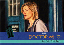 2022 Doctor Who Series 11 & 12 Teal Parallel Card 36 "Spyfall:  Part Two" /99