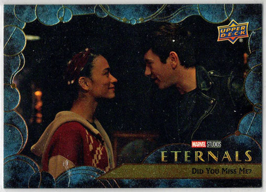 2023 Upper Deck Marvel Eternals Blue Parallel Card 37 "Did You Miss Me?" /299