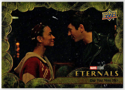 2023 Upper Deck Marvel Eternals Gold Parallel Card 37 "Did You Miss Me?" 47/99