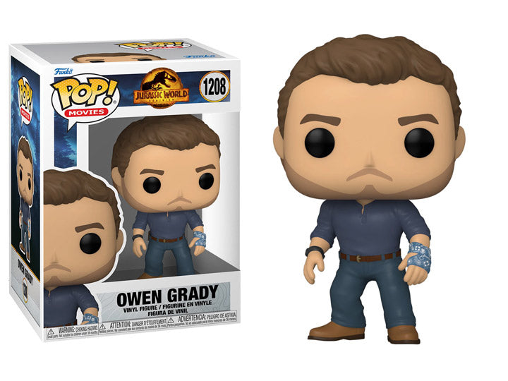 Pop Movies Jurassic World Dominion Owen Grady Vinyl Figure (Sun Damaged Box)