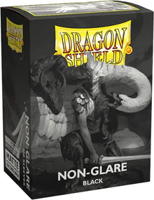 Dragon Shield Matte Sleeves: Non-Glare Black 100ct