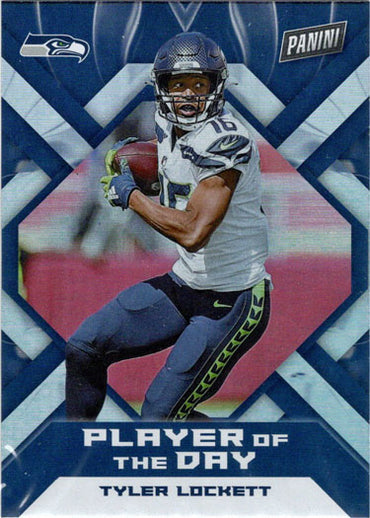 Panini Player Of The Day Football 2022 Foil Parallel Card 38 Tyler Lockett