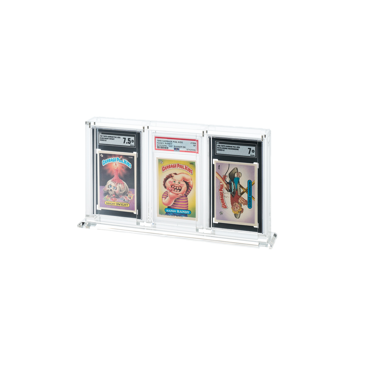Fanatics 3 Card Slot Vertical Graded Acrylic Case with UV Protection