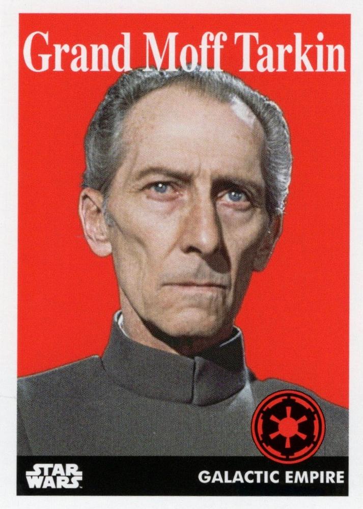 Star Wars Throwback Thursday 2024 Card #1 Grand Moff Tarkin 1958 Baseball