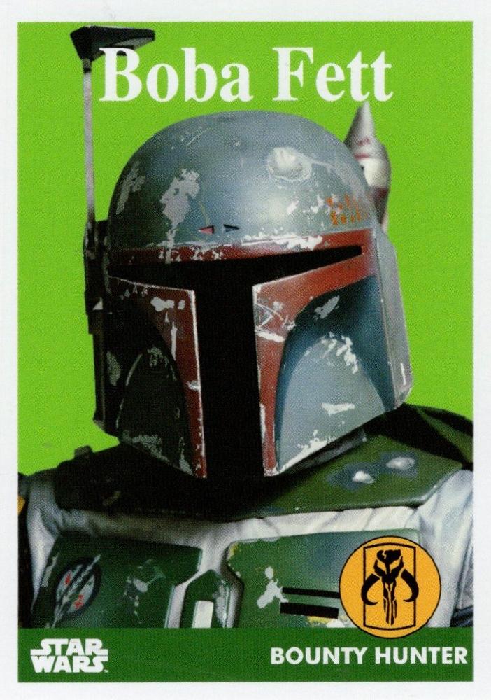 Star Wars Throwback Thursday 2024 Card #11 Boba Fett 1958 Baseball