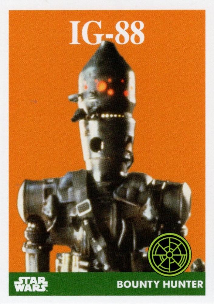 Star Wars Throwback Thursday 2024 Card #12 IG-88 1958 Baseball