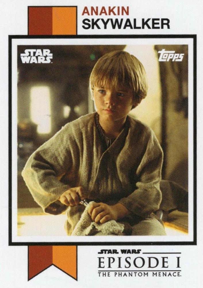 Star Wars Throwback Thursday 2024 Card #17 Anakin Skywalker 1973 Topps Football