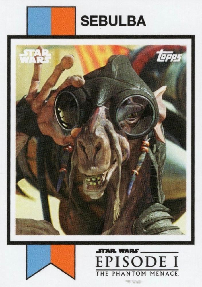 Star Wars Throwback Thursday 2024 Card #21 Sebulba 1973 Topps Football