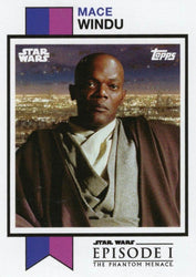 Star Wars Throwback Thursday 2024 Card #22 Mace Windu 1973 Topps Football