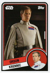 Star Wars Throwback Thursday 2024 Card #27 Orson Krennic 1984-85 Topps Hockey