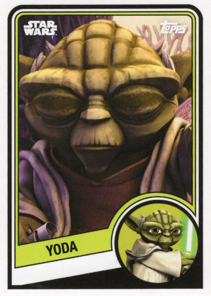 Star Wars Throwback Thursday 2024 Card #29 Yoda 1984-85 Topps Hockey